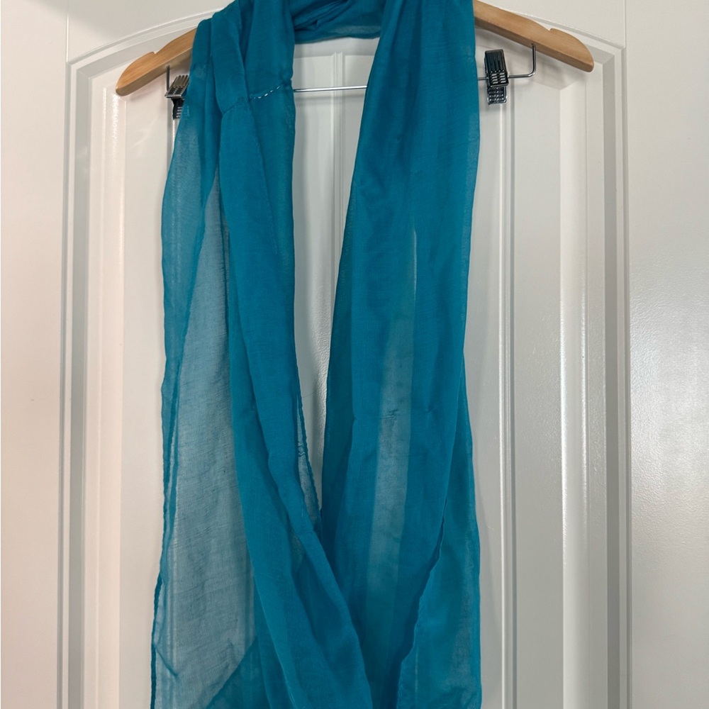 Lightweight Teal Scarf - Women's Accessory